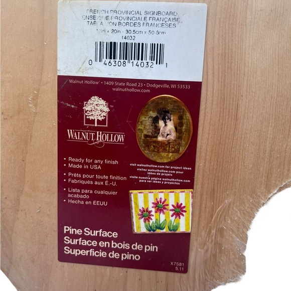 Wood Burning Design Studio with French Provincial Pine Signboard Set - Picture 3 of 4